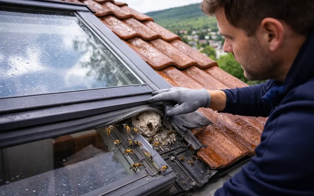 Darazsak és más „tetőtéri potyautasok”: mit tegyél, ha tavasszal-nyár elején a tetőablak körül jelennek meg?